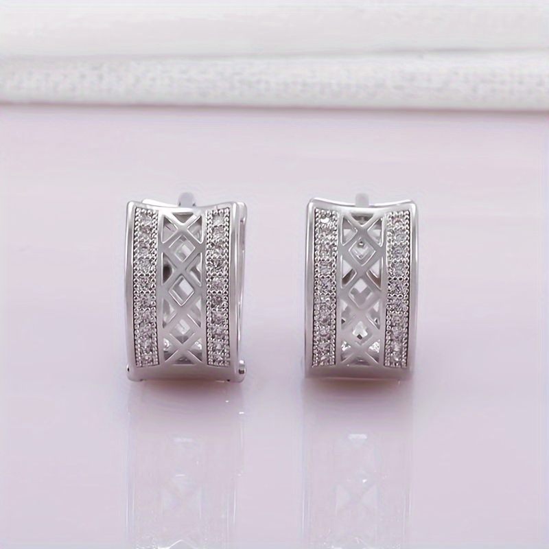 2pcs New Style Hoop Earrings Set for Men and Women